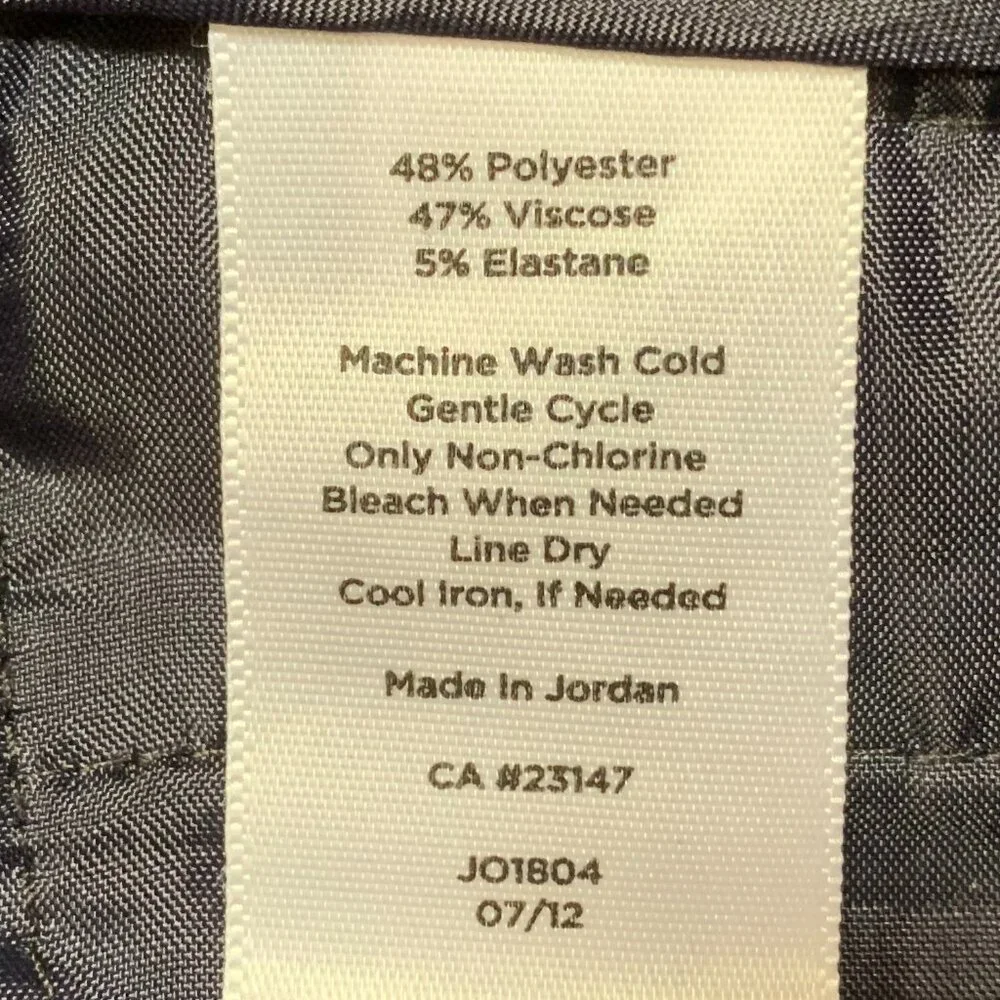 Talbots Navy Curvy Dress Pants Womens Size 4 - Picture 10 of 10